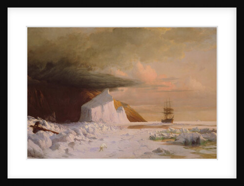 An Arctic Summer: Boring Through the Pack in Melville Bay, 1871 by William Bradford