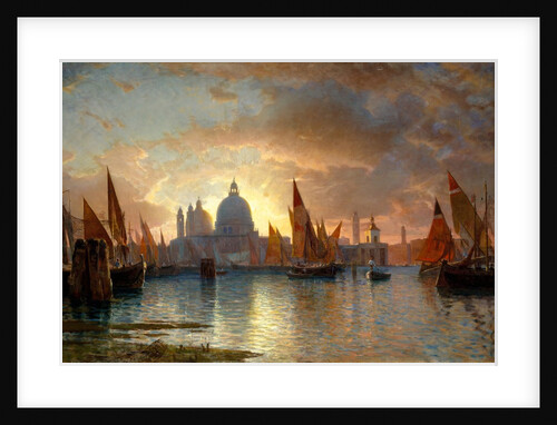 Santa Maria della Salute, Sunset, 1870-85 by William Stanley Haseltine