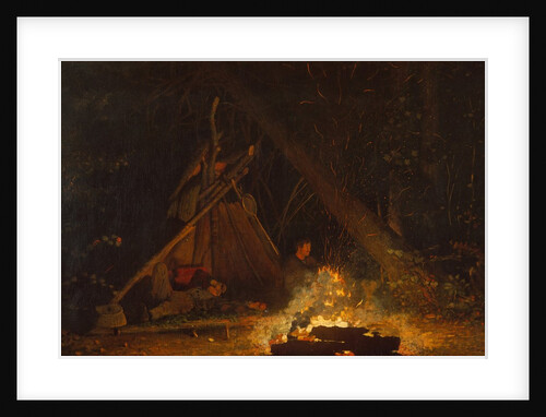 Camp Fire, 1880 by Winslow Homer
