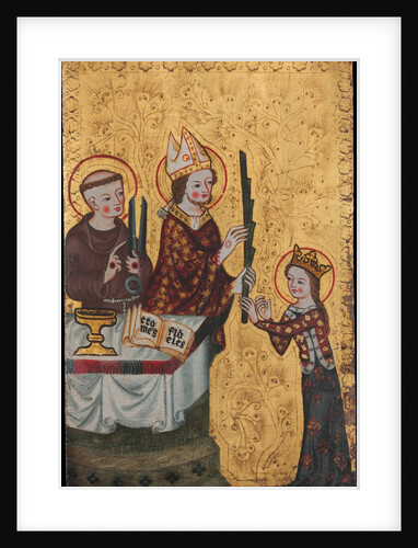 The Bishop of Assisi Giving a Palm to Saint Clare, ca. 1360 by Unknown
