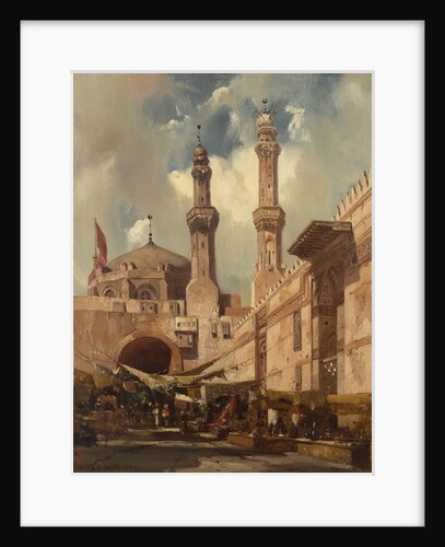 A Cairo Bazaar, 1839 by Adrien Dauzats