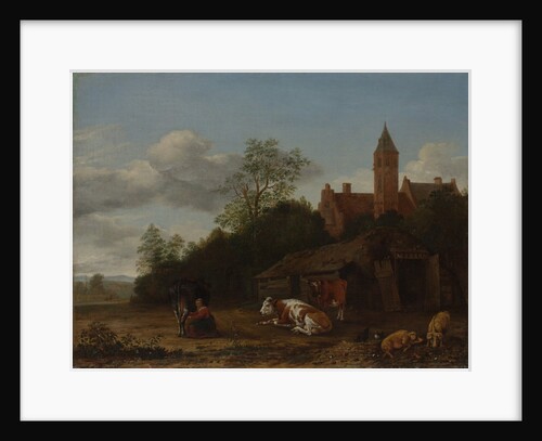 Barnyard Scene, ca. 1650-55 by Anthonie van Borssom
