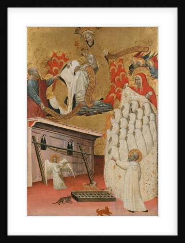 Santa Francesca Romana Clothed by the Virgin, ca. 1445 by Antonio del Massaro da Viterbo