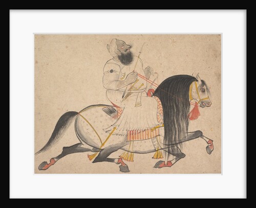 Equestrian Portrait of a Noble, ca. 1775 by Bakhta