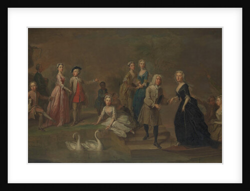 Uvedale Tomkyns Price and Members of His Family, possibly early 1730s by Bartholomew Dandridge