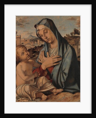 Madonna Adoring the Child by Bartolomeo Montagna