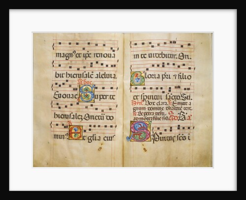 Benedictine Antiphonary, ca. 1467-70 by Belbello da Pavia