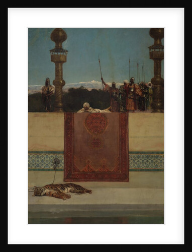 The Sultan's Tiger by Jean Joseph Benjamin Constant