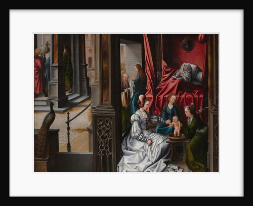 The Birth and Naming of Saint John the Baptist, ca. 1514-15 by Bernaert van Orley