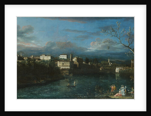 Vaprio d'Adda, 1744 by Bernardo Bellotto