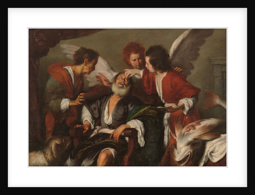 Tobias Curing His Father's Blindness, 1630-35 by Bernardo Strozzi