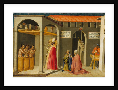 Saint Nicholas Resuscitating Three Youths, 1433-35 by Bicci di Lorenzo