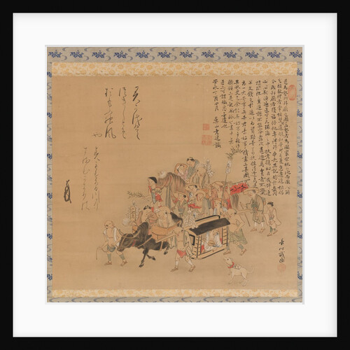 Pilgrims Travelling to Ise, 18th century by Chogo