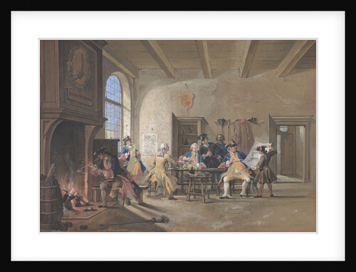 Guardroom Scene, 1744 by Cornelis Troost