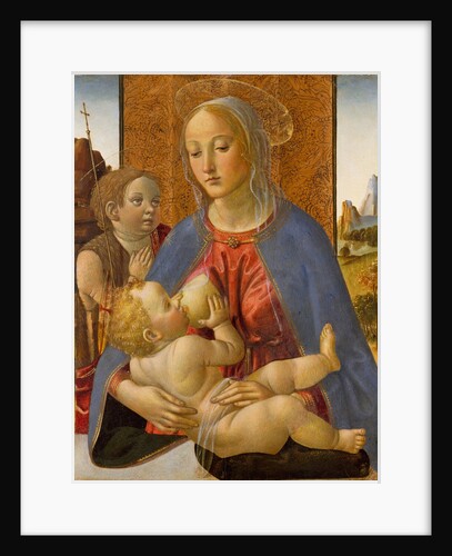 Madonna and Child with the Young Saint John the Baptist, ca. 1490 by Cosimo Rosselli