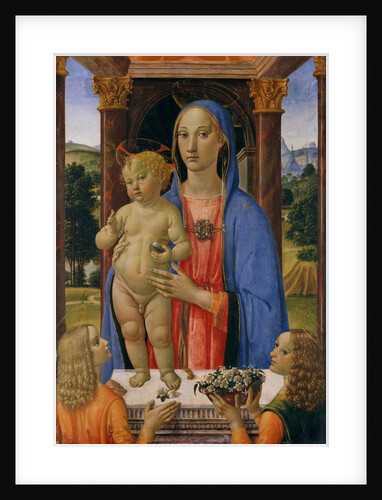 Madonna and Child with Angels by Cosimo Rosselli