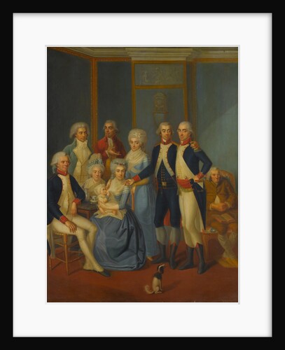 Portrait of a Military Family, ca. 1789-90 by Unknown