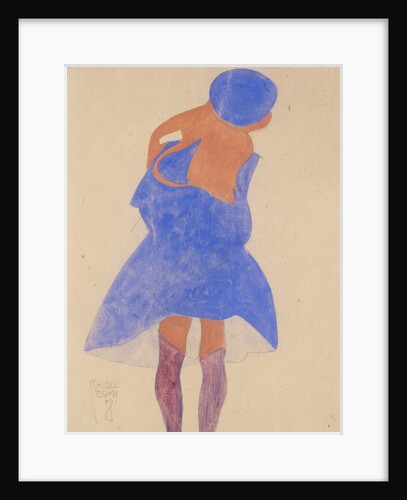 Standing Girl, Back View, 1908 by Egon Schiele