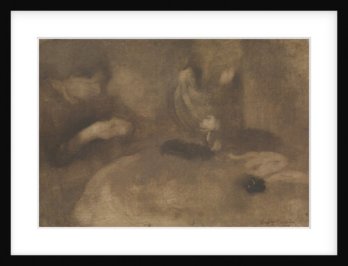 Women Sewing at a Table, ca. 1894-96 by Eugene Carriere