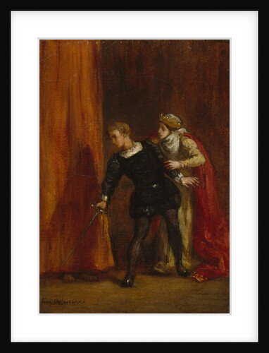 Hamlet and His Mother, 1849 by Eugene Delacroix
