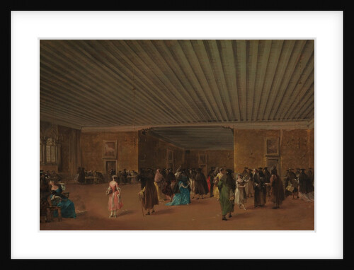 The Ridotto Pubblico at Palazzo Dandolo, ca. 1765-68 by Francesco Guardi