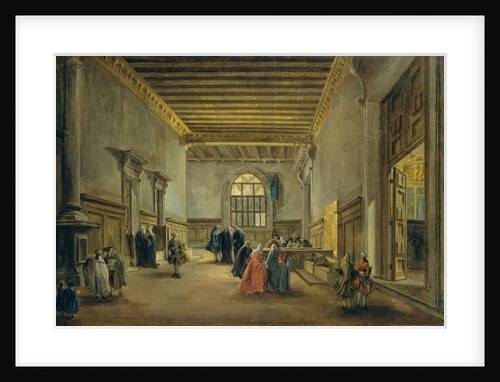 The Antechamber of the Sala del Maggior Consiglio, ca. 1765-68 by Francesco Guardi