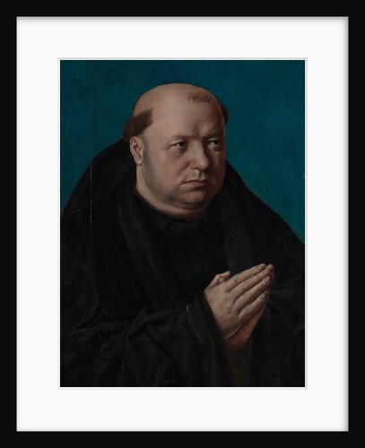 Portrait of a Monk in Prayer by French Painter