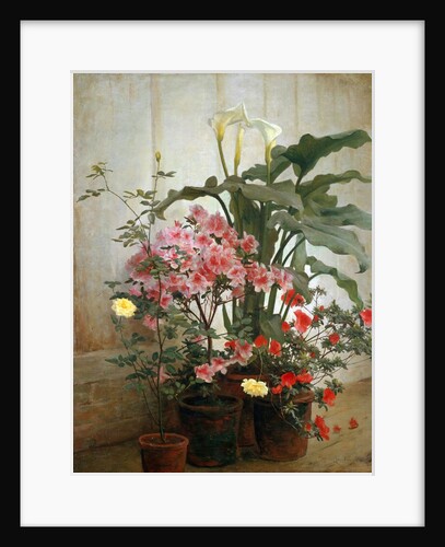 Side of a Greenhouse, 1870-80 by George Cochran Lambdin