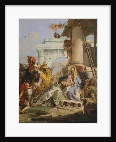The Adoration of the Magi, late 1750s by Giovanni Battista Tiepolo