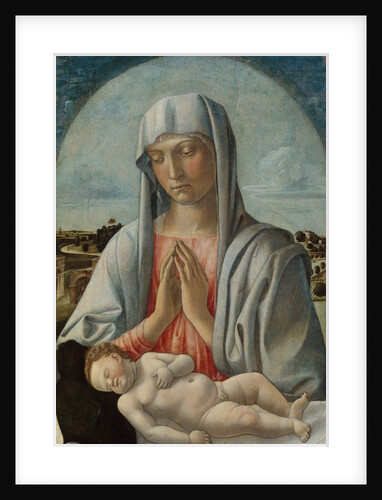 Madonna Adoring the Sleeping Child, early 1460s by Giovanni Bellini