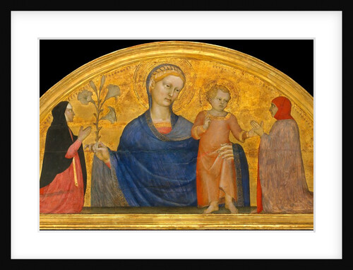 Madonna and Child with Donors, ca. 1365 by Giovanni da Milano