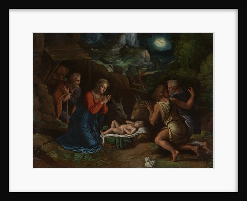 The Adoration of the Shepherds, ca. 1535-40 by Girolamo da Carpi