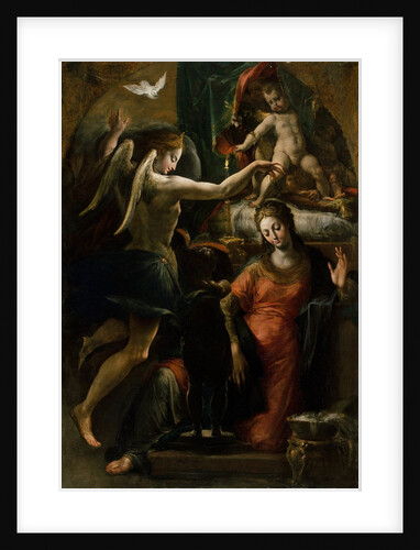 The Annunciation by Girolamo Mazzola Bedoli