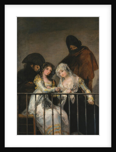 Majas on a Balcony, ca. 1800-1810 by Francisco Goya