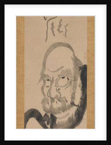 Portrait of Daruma, mid-18th century by Hakuin Ekaku