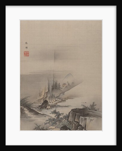 Rapids and Fall of a River by Hashimoto Gaho