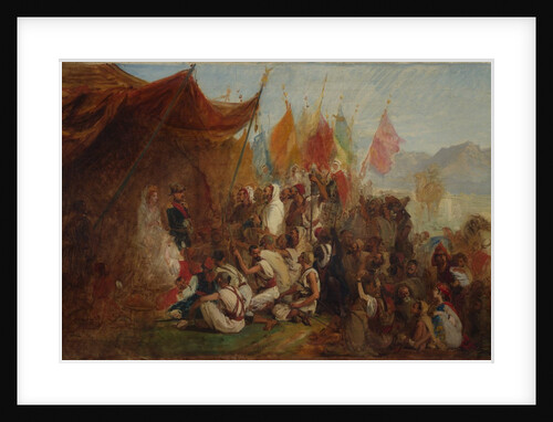 Sketch for 'Reception of Emperor Napoleon III and Empress Eugénie…, 1860', ca. 1862-67 by Isidore Pils