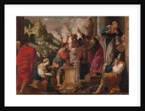 Paul and Barnabas at Lystra by Jacob Symonsz. Pynas