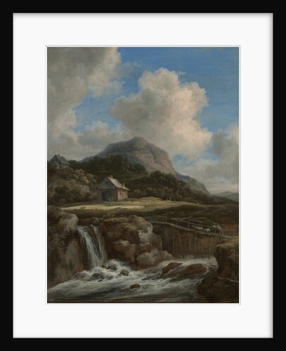 Mountain Torrent, 1670s by Jacob van Ruisdael
