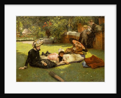 In Full Sunlight, ca. 1881 by James Tissot