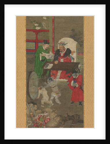 Ten Kings of Hell, before 1195 by Jin Chushi