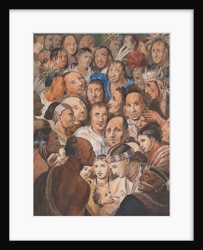 Tableau of Indian Faces, 1811-ca. 1813 by John Lewis Krimmel