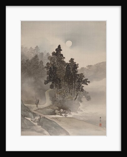 Traveling by Moonlight, 1800 by Gyokusho Kawabata