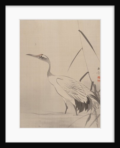 Crane Among Reeds, 1887-92 by Gyokusho Kawabata