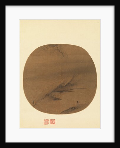 Poet strolling by a marshy bank, early 13th century by Liang Kai