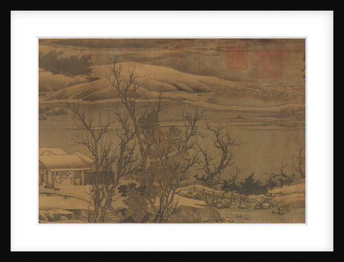 Streams and Mountains Under Fresh Snow, ca. late 12th century by Liu Songnian
