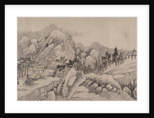 Remote Valleys and Deep Forests, dated 1678 by Liu Yu