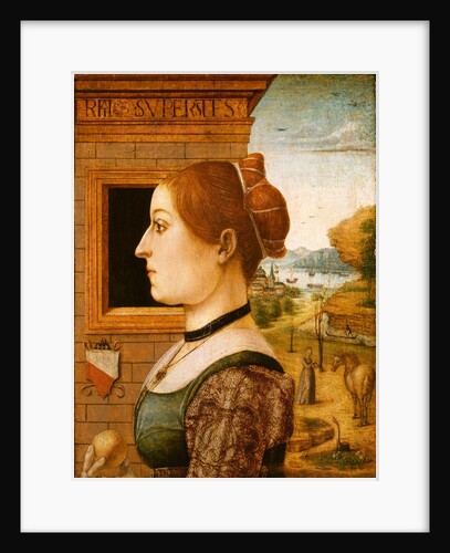 Portrait of a Woman, possibly Ginevra d'Antonio Lupari Gozzadini, 1494? by Maestro delle Storie del Pane