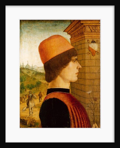 Portrait of a Man, possibly Matteo di Sebastiano di Bernardino Gozzadini, 1494 by Maestro delle Storie del Pane