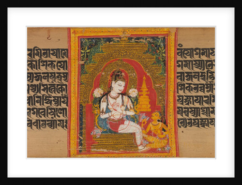 Bodhisattva Avalokiteshvara Expounding the Dharma to a Devotee…, early 12th century by Mahavihara Master